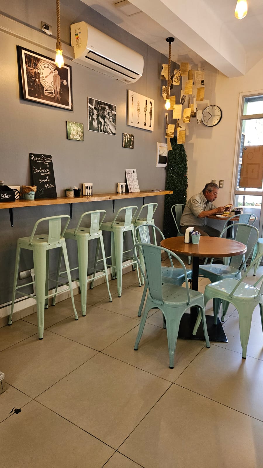 Interior del café